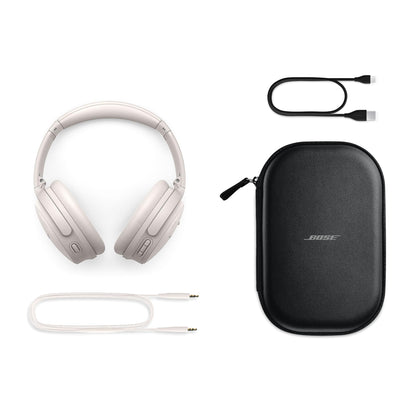 Bose QuietComfort Headphones - Wireless Bluetooth Headphones, Active Over Ear Noise Cancelling and Mic, USB-C Charging, Deep Bass, Up to 24 Hours of Playtime, Black