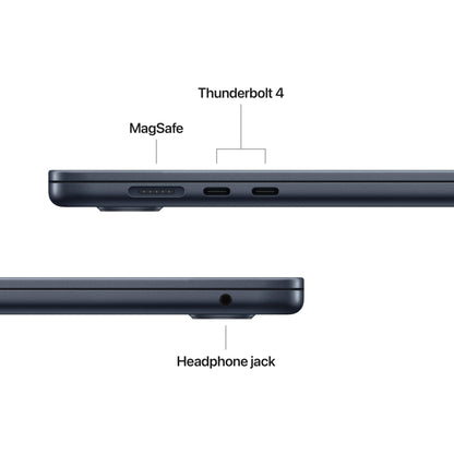 Apple 2026 MacBook Air 15-inch Laptop with M5 chip: Built for AI, 15.3-inch Liquid Retina Display, 16GB Unified Memory, 512GB SSD, 12MP Center Stage Camera, Touch ID, Wi-Fi 7; Midnight