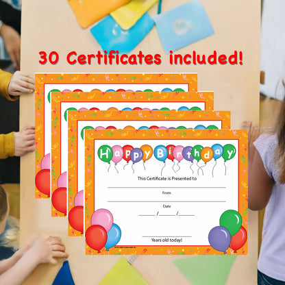 SHAPES ETC. Recognition Certificate - Birthday
