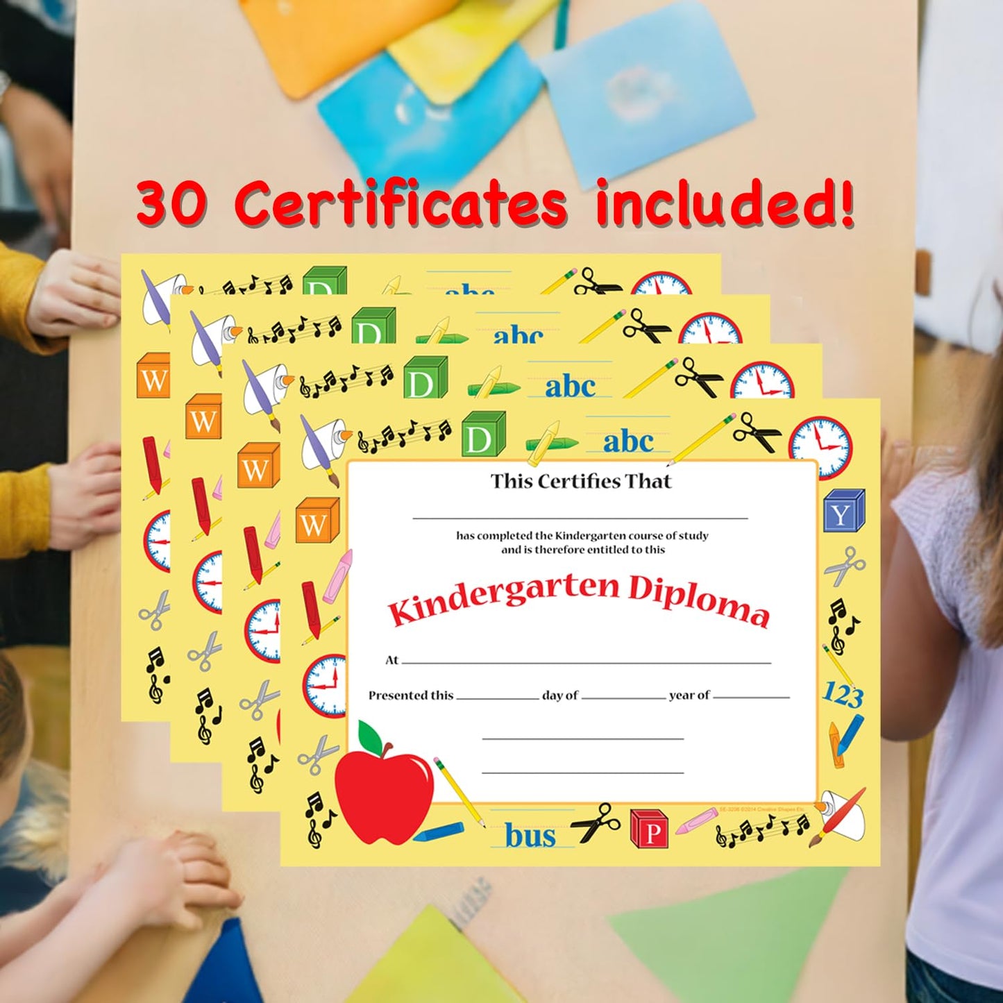 SHAPES ETC. Recognition Certificate - Kindergarten Diploma