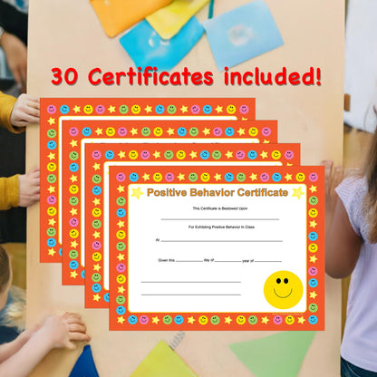 SHAPES ETC. Recognition Certificate - Positive Behavior