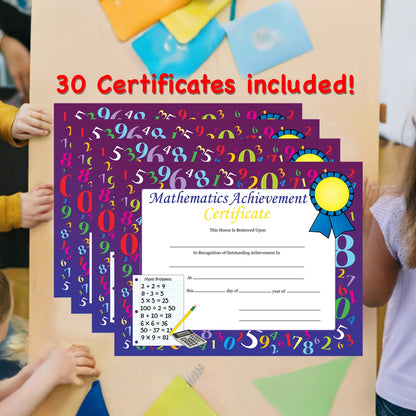 SHAPES ETC. Recognition Certificates - Mathematics Achievement