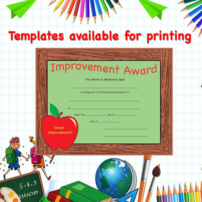 SHAPES ETC. Recognition Certificate - Improvement Award