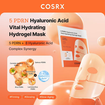 Cosrx 5 PDRN Hyaluronic Acid Vital Hydrating Hydrogel Mask