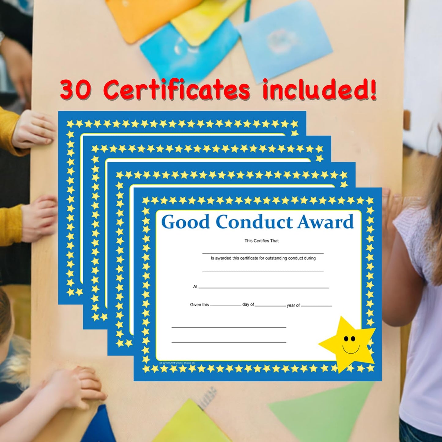 SHAPES ETC. Recognition Certificate - Good Conduct