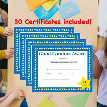 SHAPES ETC. Recognition Certificate - Good Conduct