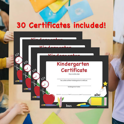 SHAPES ETC. Recognition Certificate - Kindergarten Certificate