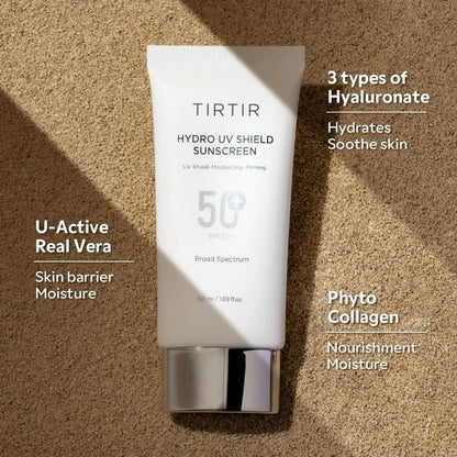 TIRTIR Hydro UV Shield Sunscreen SPF50+ Broad Spectrum AsiaBeautyMall