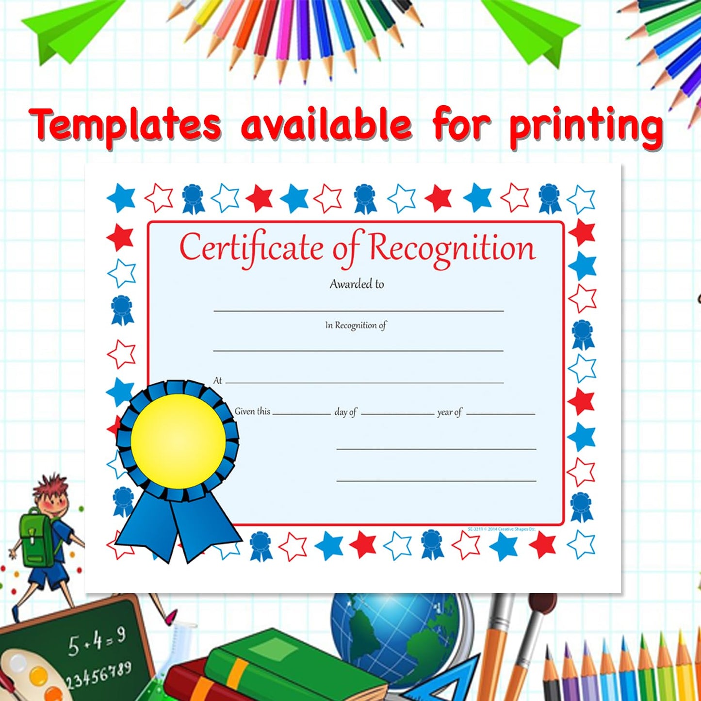 SHAPES ETC. Recognition Certificate - Certificate of Recognition