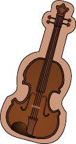 SHAPES ETC.  Large Notepad - Violin