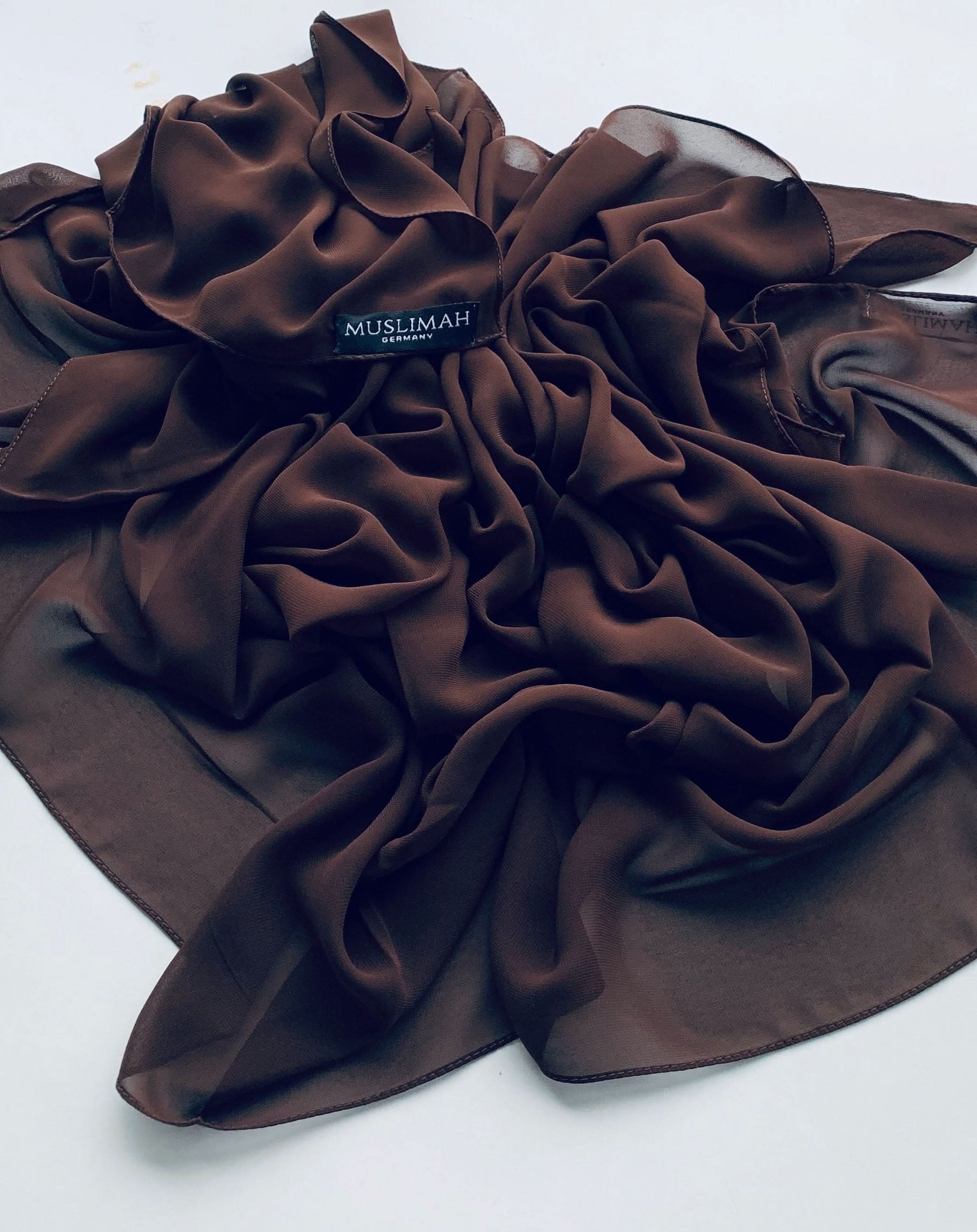Brunette Premium Chiffon Hijab - TrendDora