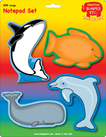 SHAPES ETC. Large Notepad Set - Ocean
