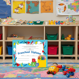 SHAPES ETC. Recognition Certificate - Preschool Diploma