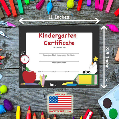 SHAPES ETC. Recognition Certificate - Kindergarten Certificate