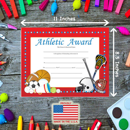 SHAPES ETC. Recognition Certificate - Athletic Award