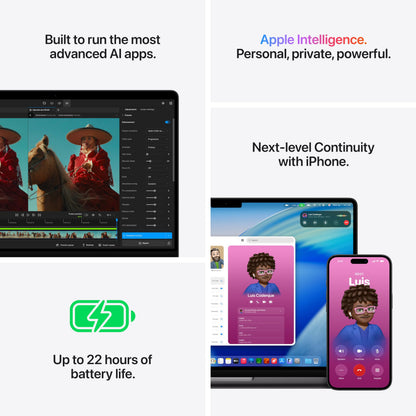 Apple 2026 MacBook Pro Laptop with Apple M5 Pro chip with 15-core CPU and 16-core GPU: Built for AI, 14.2-inch Liquid Retina XDR Display, 24GB Unified Memory, 1TB SSD, Wi-Fi 7; Space Black