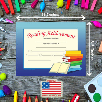 SHAPES ETC. Recognition Certificate - Reading Achievement