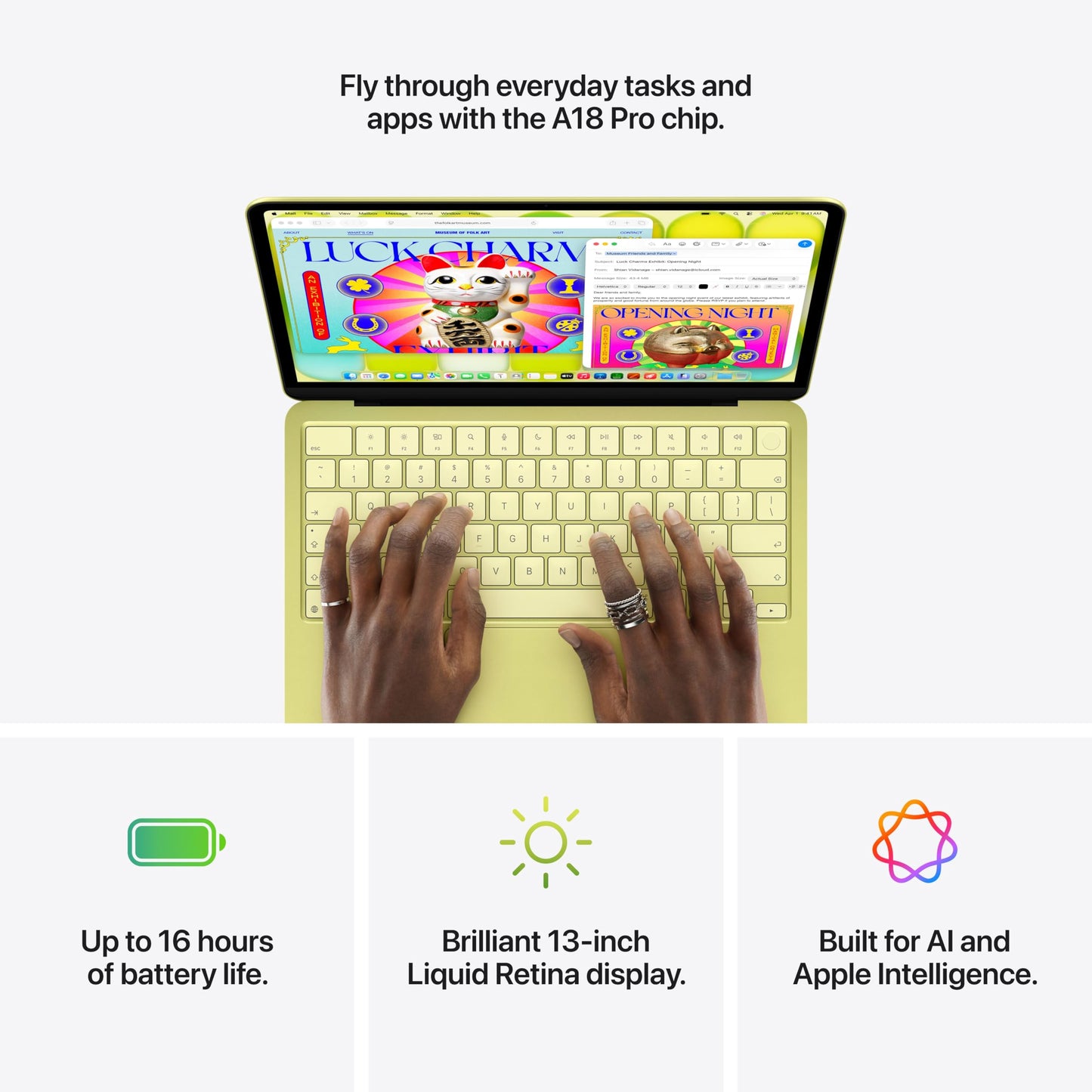 Apple 2026 MacBook Neo 13-inch Laptop with A18 Pro chip: Built for AI and Apple Intelligence, Liquid Retina Display, 8GB Unified Memory, 256GB SSD Storage, 1080p FaceTime HD Camera; Indigo