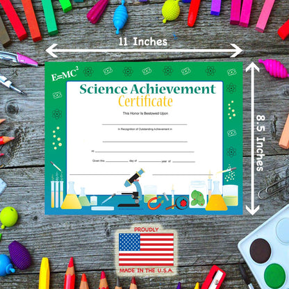 SHAPES ETC. Recognition Certificate - Science Achievement