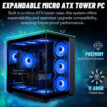 RESPAWN NINJA AERO WOOD Gaming PC - AMD
Ryzen 7 9800X3D & Gigabyte GeForce RTX 5080