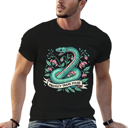 Funny Protect Trans Folks Femenism Bi LGBT Pride Month  Odor-resistant T-Shirt