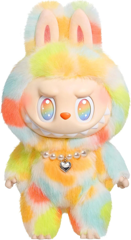 BazaarBox Monsters Rock the Universe vinyl plush doll, 14.57 inches tall, featuring colorful design, perfect for home decor and gifting