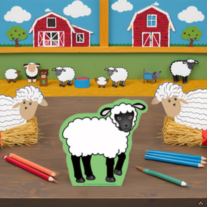 SHAPES ETC. Mini Notepad - Lamb