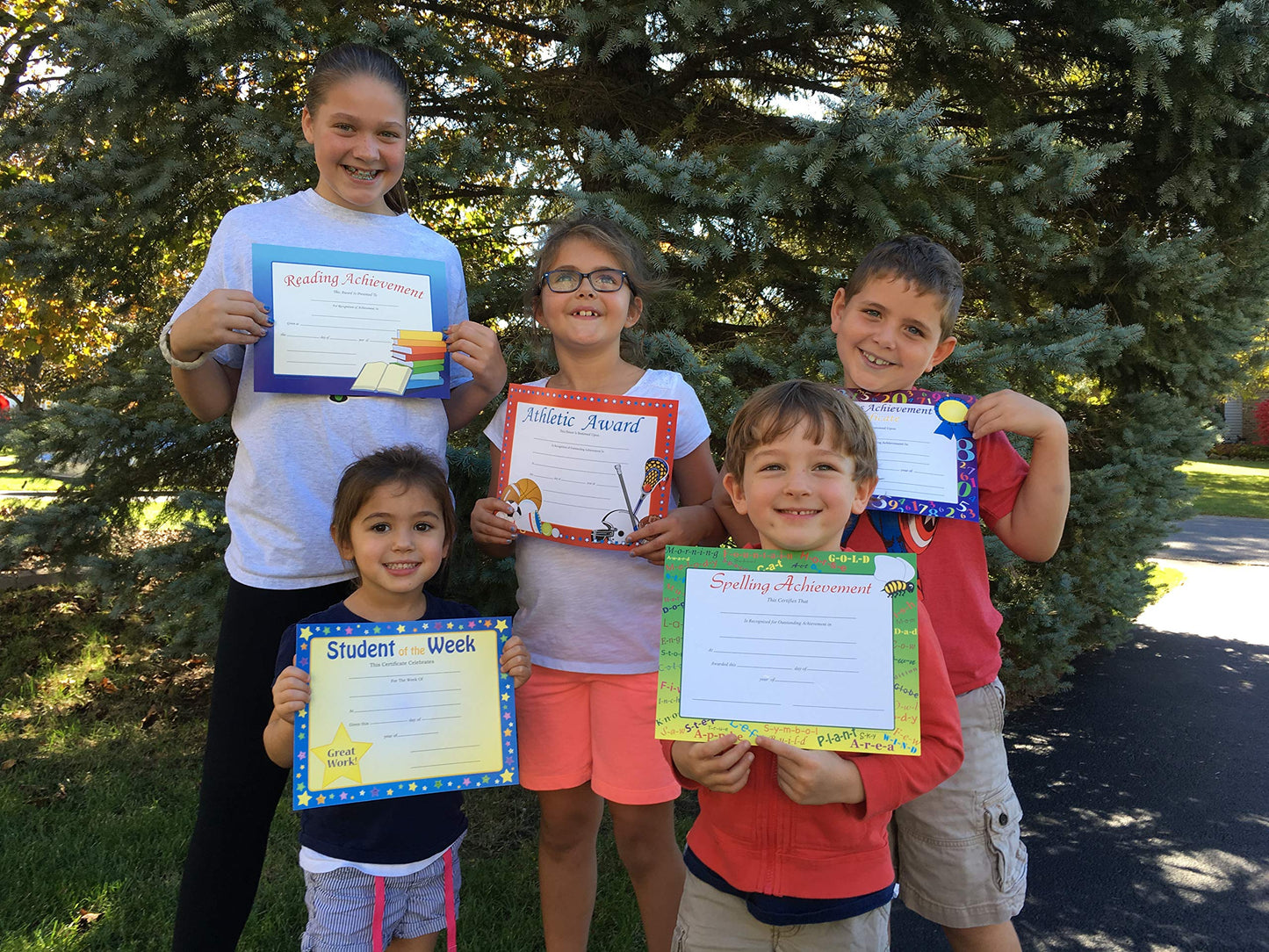SHAPES ETC. Recognition Certificate - Reading Achievement