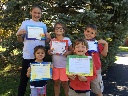 SHAPES ETC. Recognition Certificate - Reading Achievement