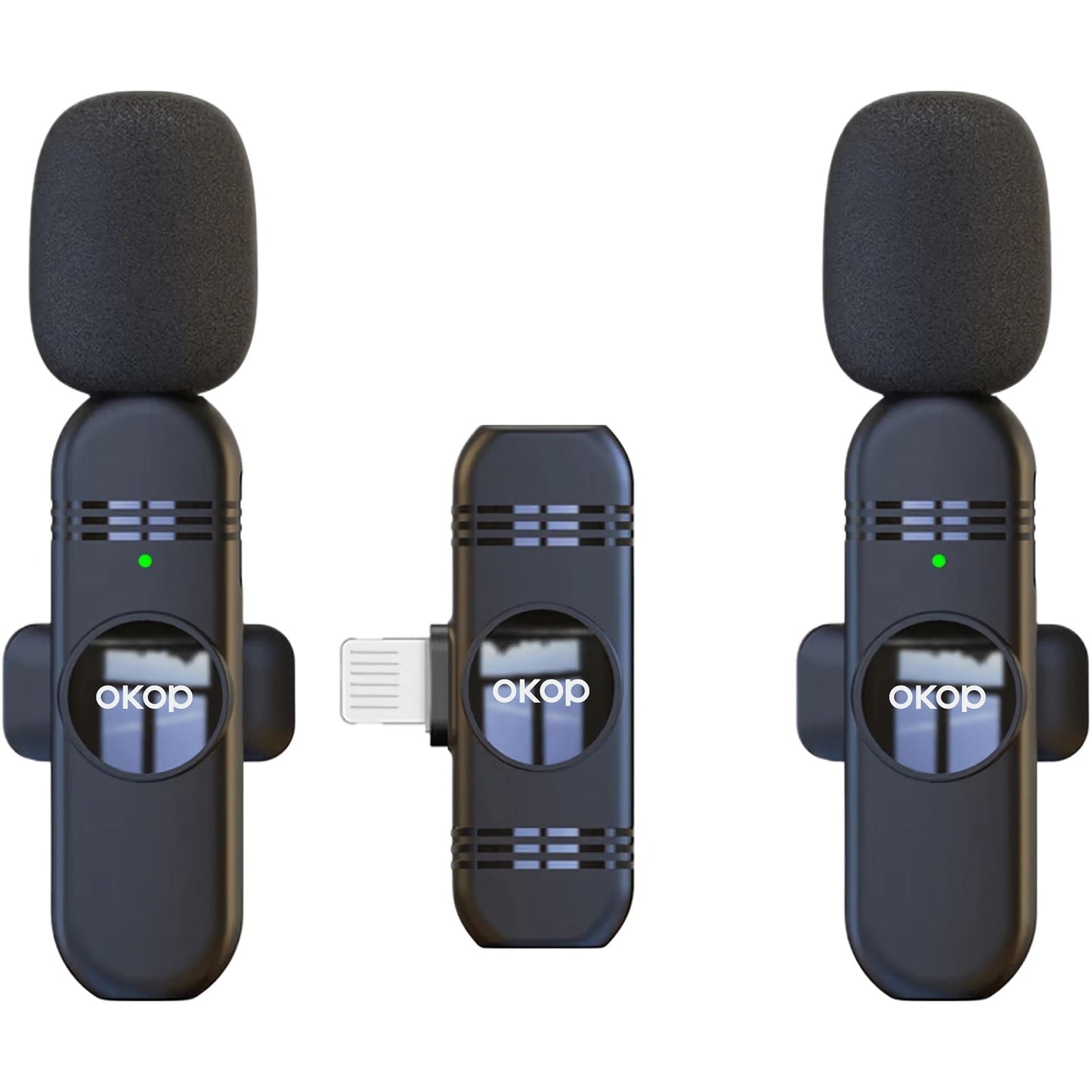 KP-M115 Best-Selling Wireless Lavalier Microphone New Model For Vlogs Livestreaming And Short-Video Recording Features Digital Display In Stock