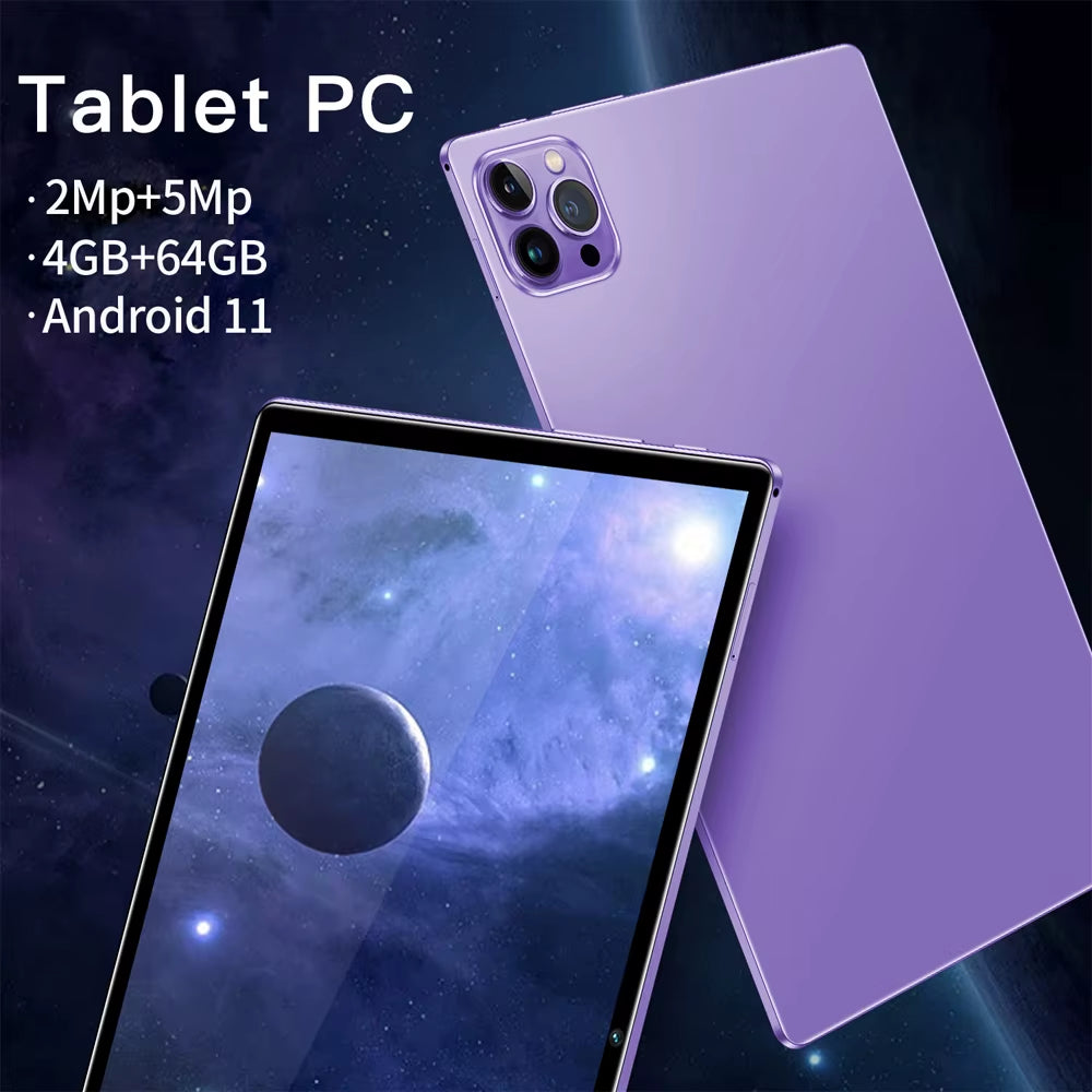 10.1-Inch Android 11 Tablet – 4GB RAM, 64GB Storage, 5000mAh Battery