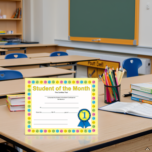 SHAPES ETC. Recognition Certificate - Student of the Month