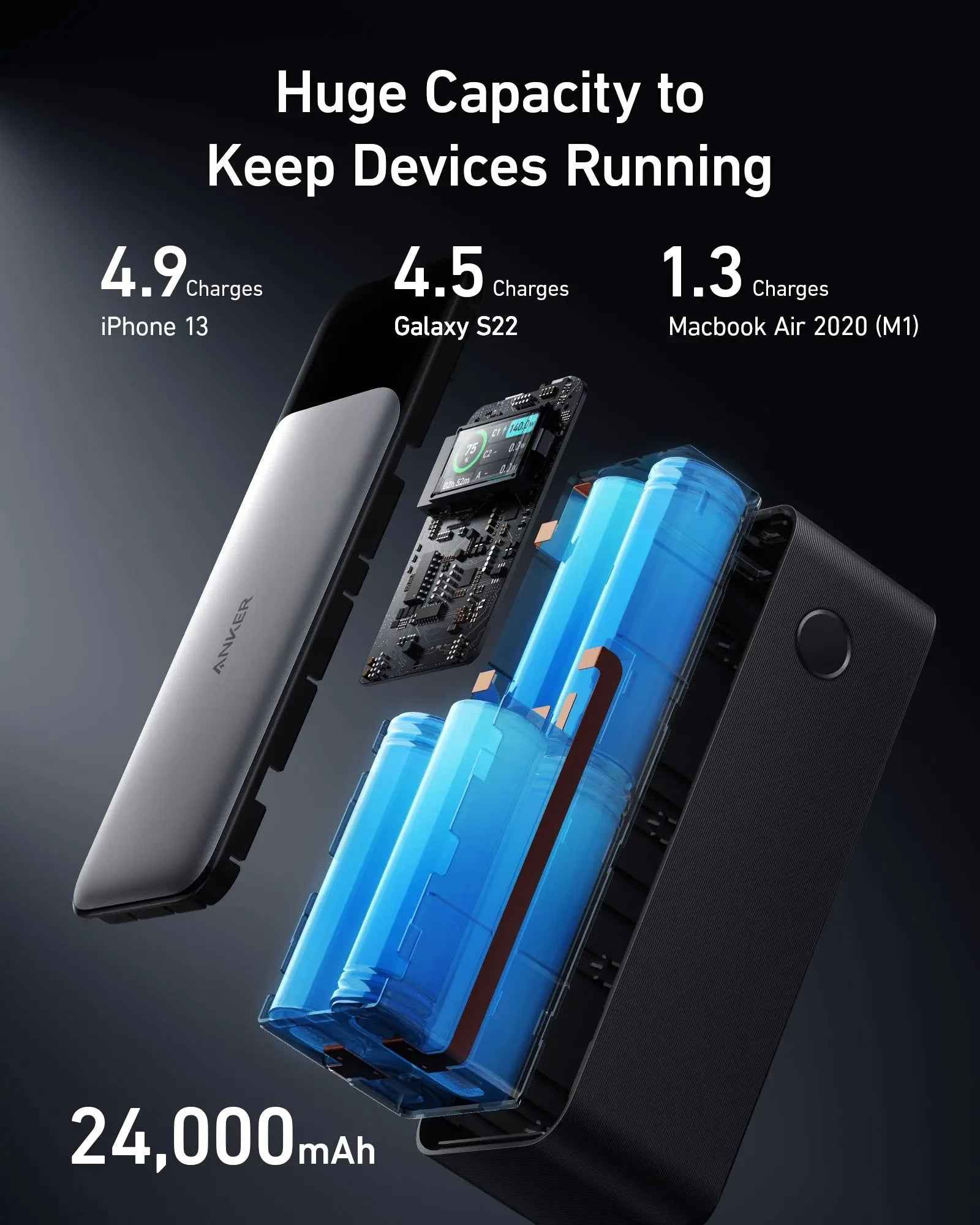 Anker 737 Power Bank (PowerCore 24K)
