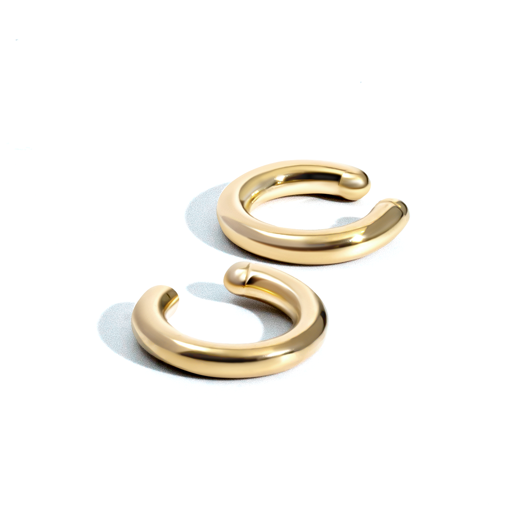 Anne Geometric Gold Ear Cuff Gold