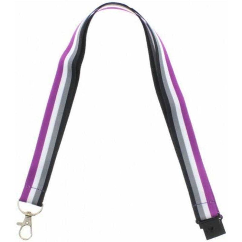 Asexual Pride Flag Lanyard