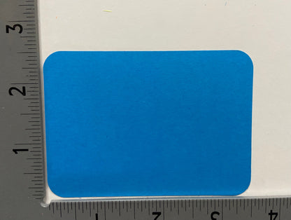 SHAPES ETC. Playing Cards - 2.5" x 3.5" Blank Assorted Color