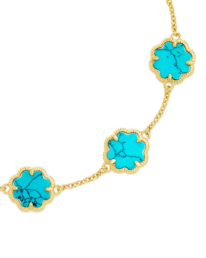 Rose Petal Station Bracelet