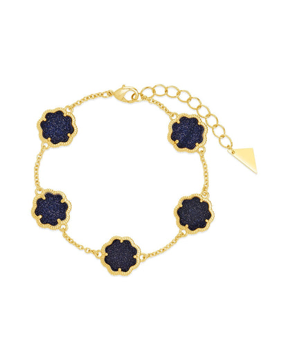Rose Petal Station Bracelet