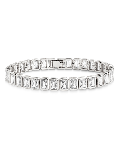 Roxie Bezel CZ Tennis Bracelet