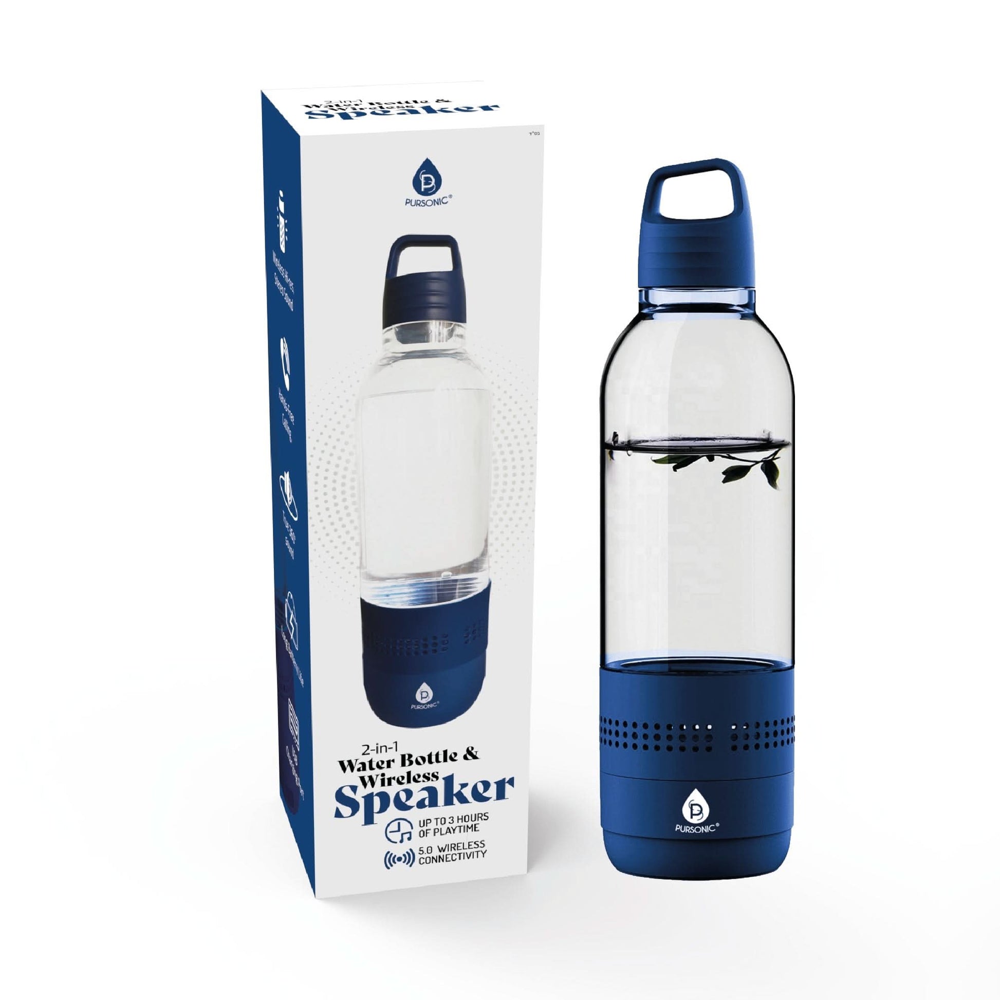Pursonic 2-in-1 Water Bottle with Built-In Wireless Speaker - TrendDora