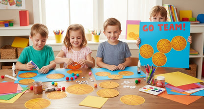 SHAPES ETC. Large Notepad - Basketball