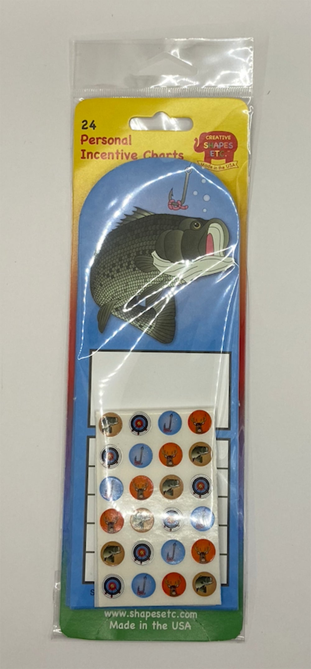 SHAPES ETC. Incentive Sticker Set - Bass