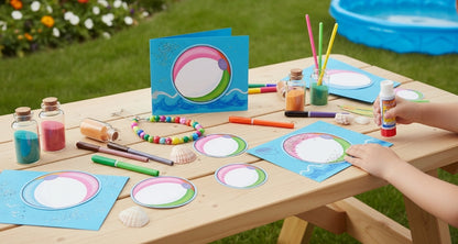 SHAPES ETC. Mini Notepad - Beach Ball