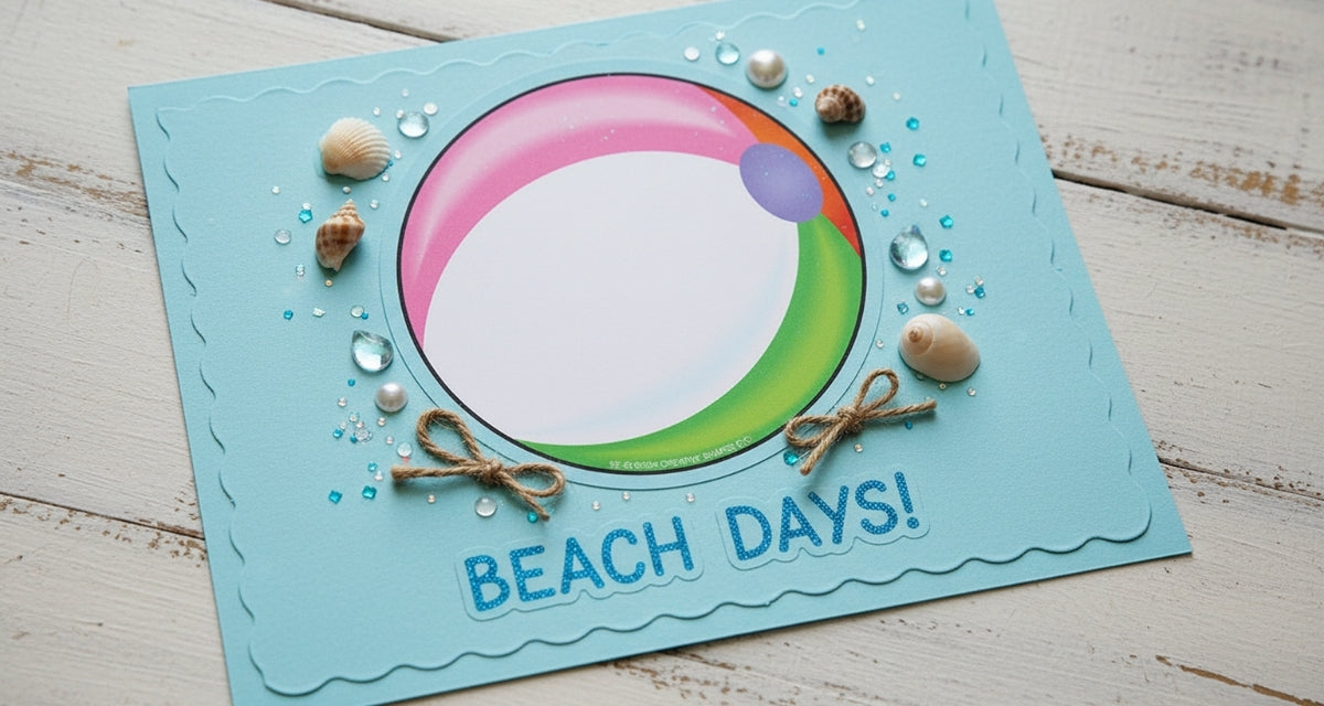 SHAPES ETC. Large Notepad - Beach Ball