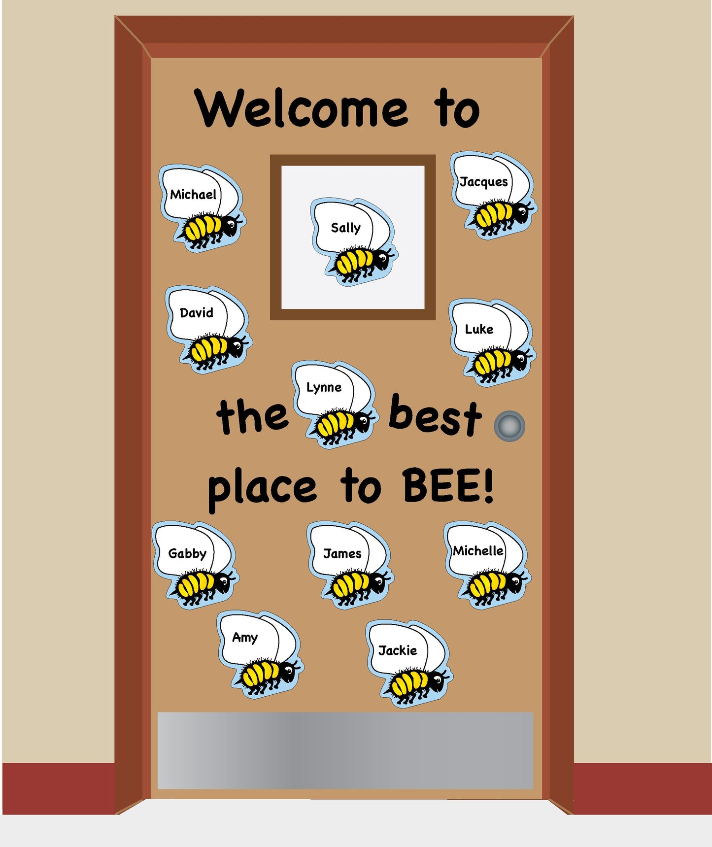 SHAPES ETC.  Large Notepad - Bee