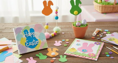 SHAPES ETC. Large Assorted Color Creative Foam Cut-Outs - Bunny With Ears