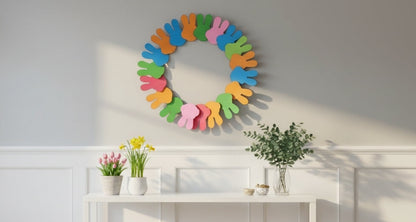 SHAPES ETC. Large Assorted Color Creative Foam Cut-Outs - Bunny With Ears