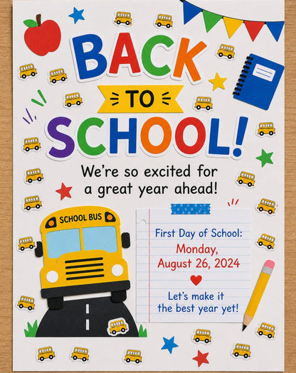 SHAPES ETC. Incentive Stickers - School Bus