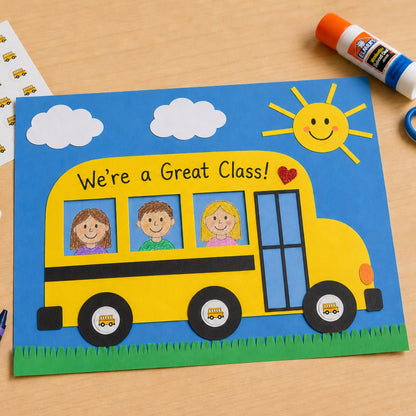 SHAPES ETC. Incentive Stickers - School Bus