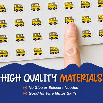SHAPES ETC. Incentive Stickers - School Bus